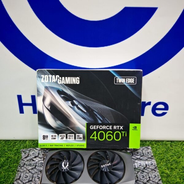 Zotac Nvidia Geforce Rtx 4060 Ti 8gb Gddr6 Twin Edge OC Black Edition Dual fan Graphic Card With Box