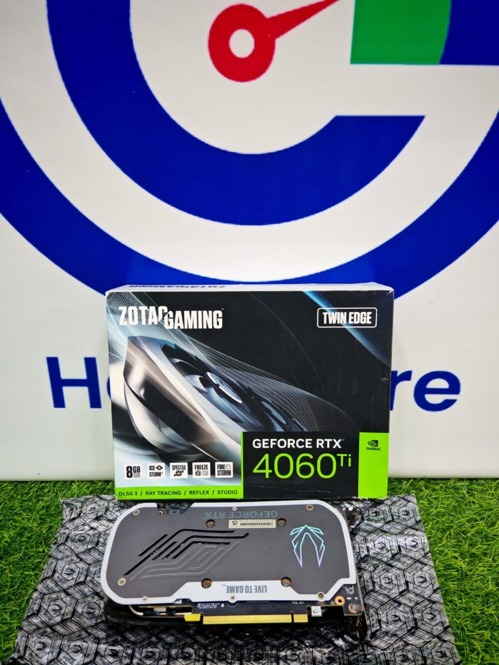 Zotac Nvidia Geforce Rtx 4060 Ti 8gb Gddr6 Twin Edge OC Black Edition Dual fan Graphic Card With Box