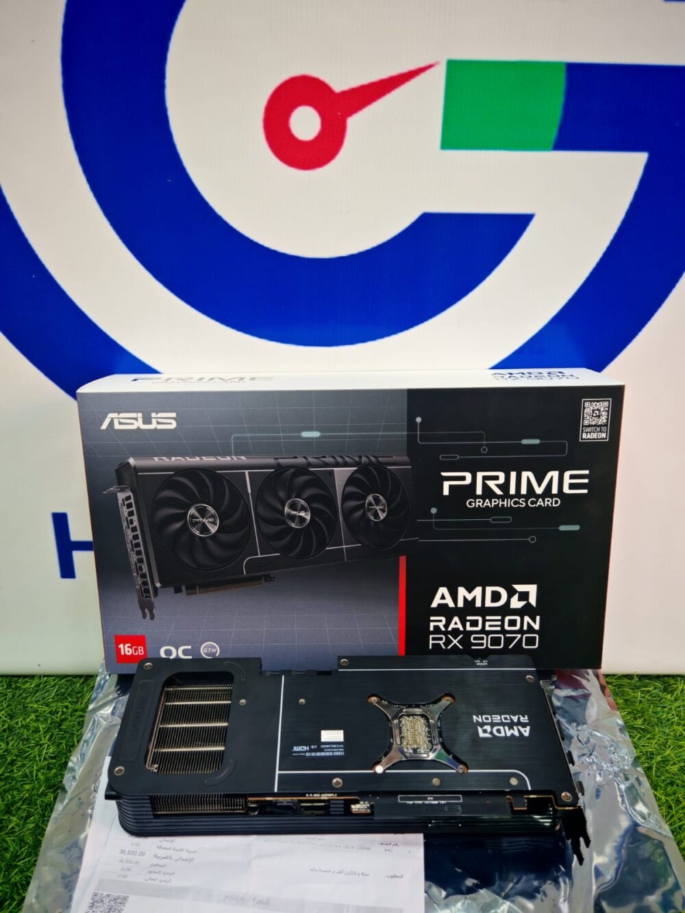 Asus AMD Radeon RX 9070 16GB GDDR6 Prime OC Edition Triple Fan Graphics Card