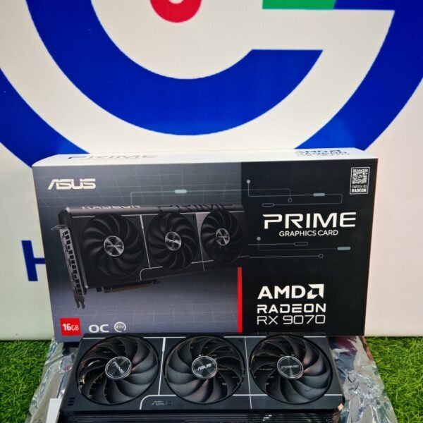 Asus AMD Radeon RX 9070 16GB GDDR6 Prime OC Edition Triple Fan Graphics Card