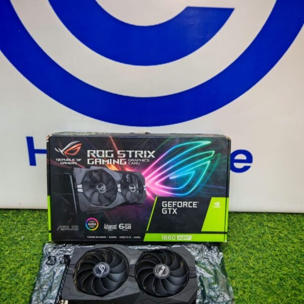 Asus Nvidia GeForce GTX 1660 Super 6GB GDDR6 ROG Strix Gaming OC Edition Dual Fan Graphics Card