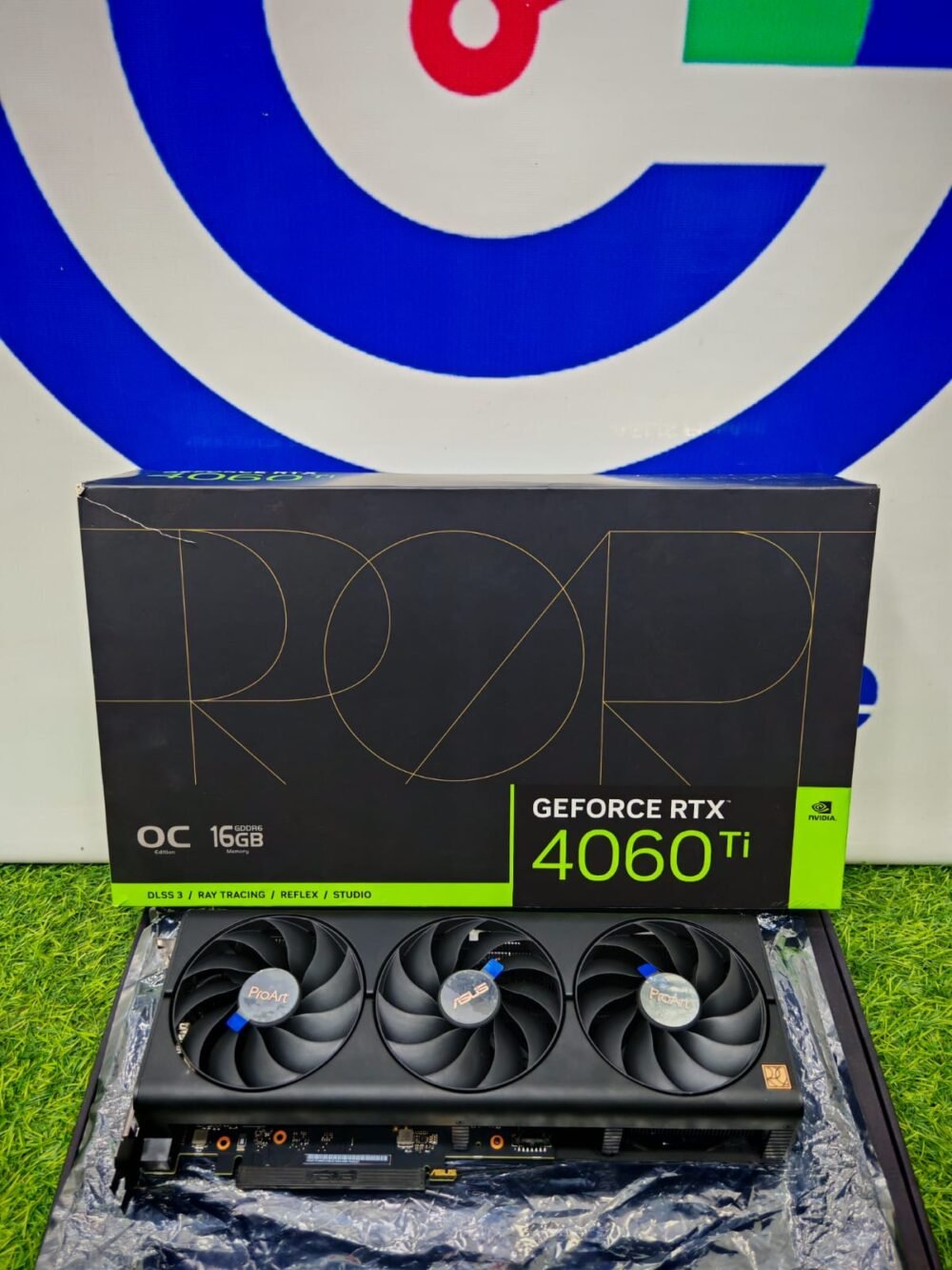 Asus Nvidia GeForce RTX 4060 Ti 16GB GDDR6 ProArt OC Edition Triple Fan Graphic Card With Original Box