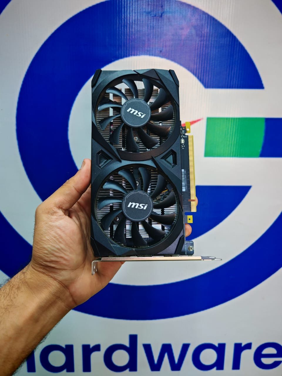MSI Nvidia Geforce RTX 3050 6GB GDDR6 Ventus 2X OC Dual Fan Graphics Card Black