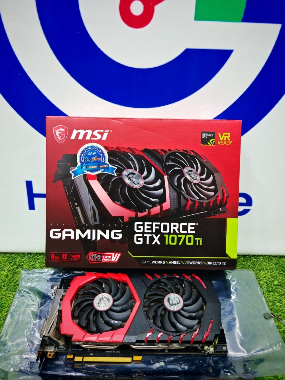 MSI Nvidia Geforce GTX 1070 Ti 8GB GDDR5 Gaming X Dual Fan Graphics Card With Original Box