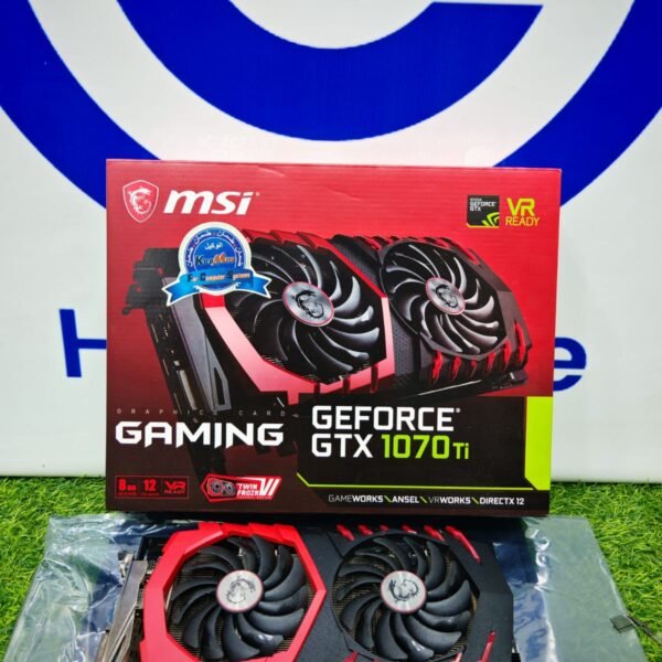 MSI Nvidia Geforce GTX 1070 Ti 8GB GDDR5 Gaming X Dual Fan Graphics Card With Original Box