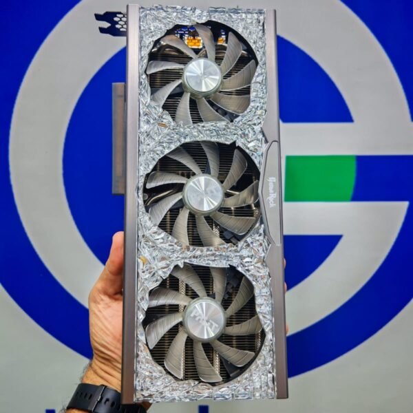 Palit Nvidia Geforce RTX 3080 10GB GDDR6X GameRock V1 LHR Triple Fan Graphics Card White