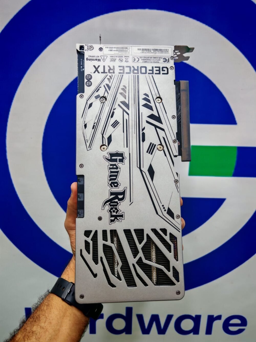 Palit Nvidia Geforce RTX 3080 10GB GDDR6X GameRock V1 LHR Triple Fan Graphics Card White