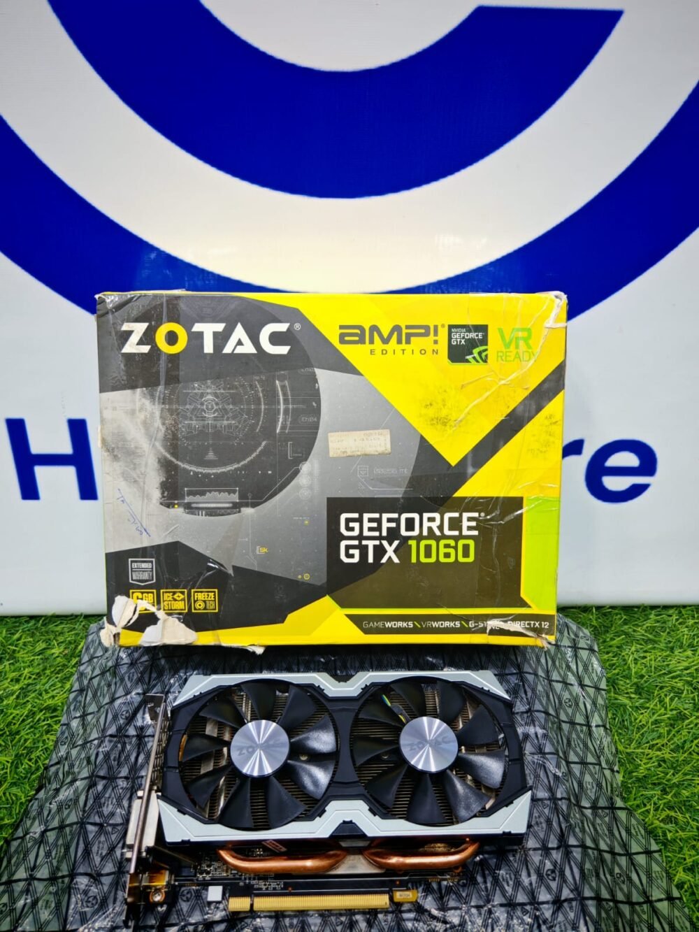 Zotac Nvidia Geforce GTX 1060 6GB GDDR5 AMP Edition Dual Fan Graphics Card With Original Box