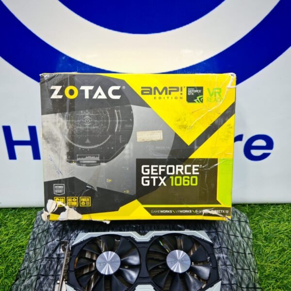 Zotac Nvidia Geforce GTX 1060 6GB GDDR5 AMP Edition Dual Fan Graphics Card With Original Box